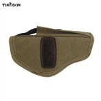 Drobės ir odos pistoleto revolverio dėklo diržo nešiojimo ginklo laikiklis